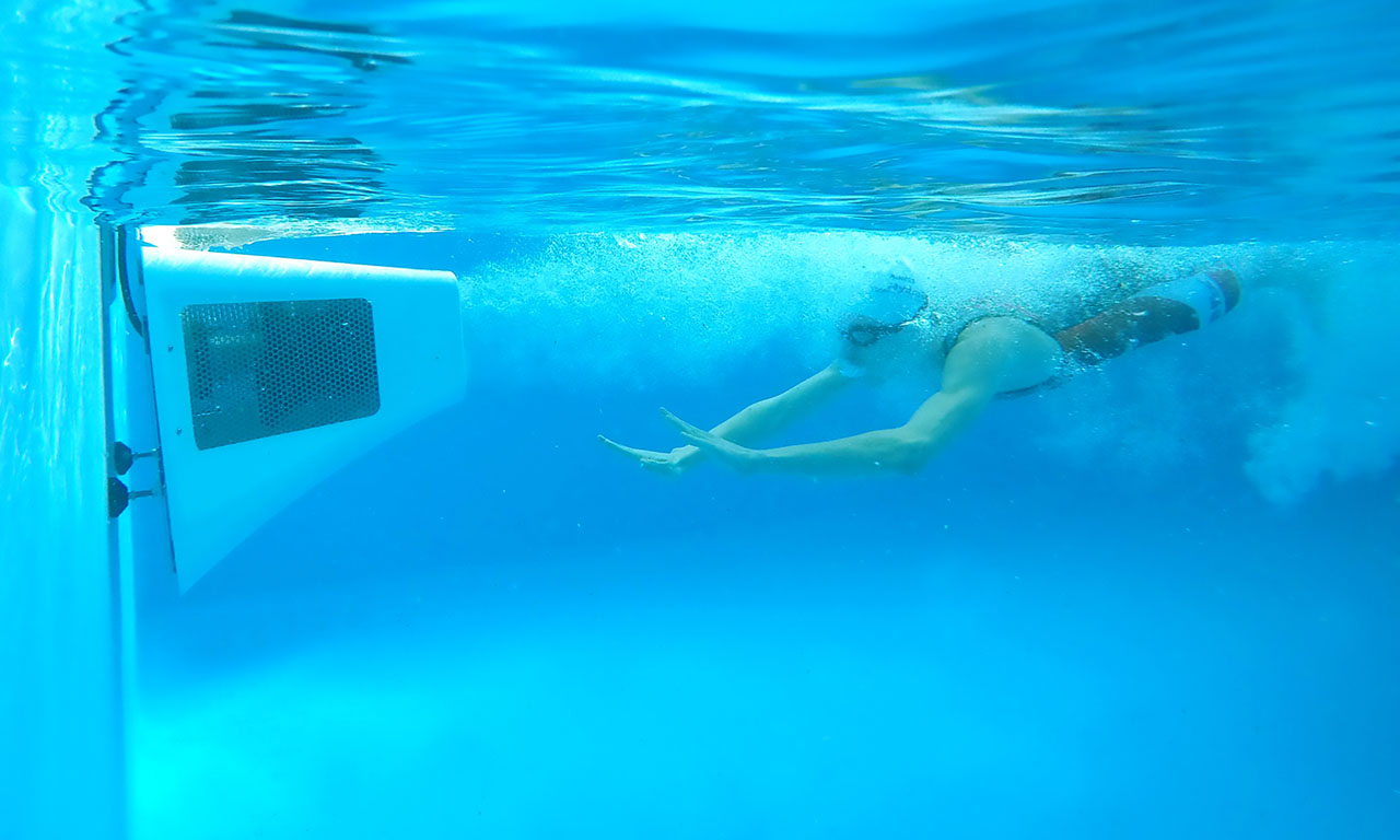 Französische Schwimm-Nationalmannschaft trainiert mit HydroStar