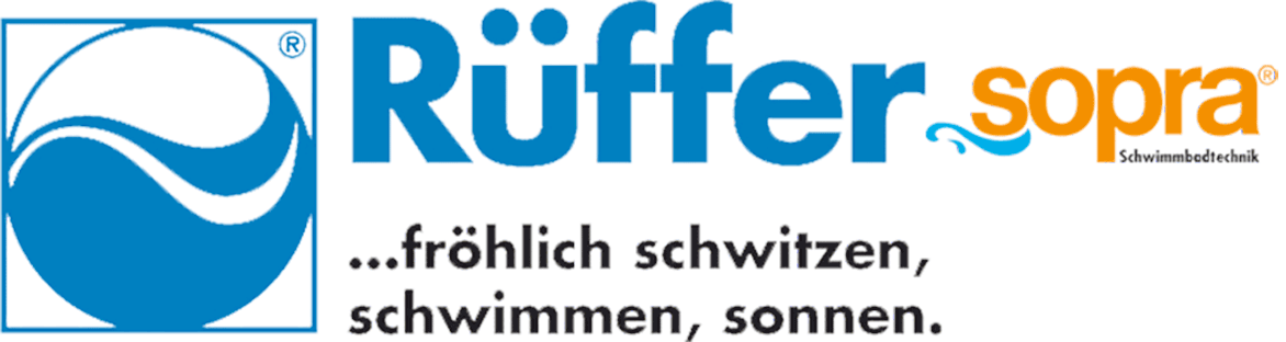 Logo professioneller Poolbauer Hajo W. RÜFFER Schwimmbad-​ und Saunaanlagen, Montagen und Vertrieb GmbH