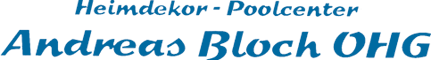 Logo professioneller Poolbauer Heimdekor-Poolcenter Andreas Bloch OHG