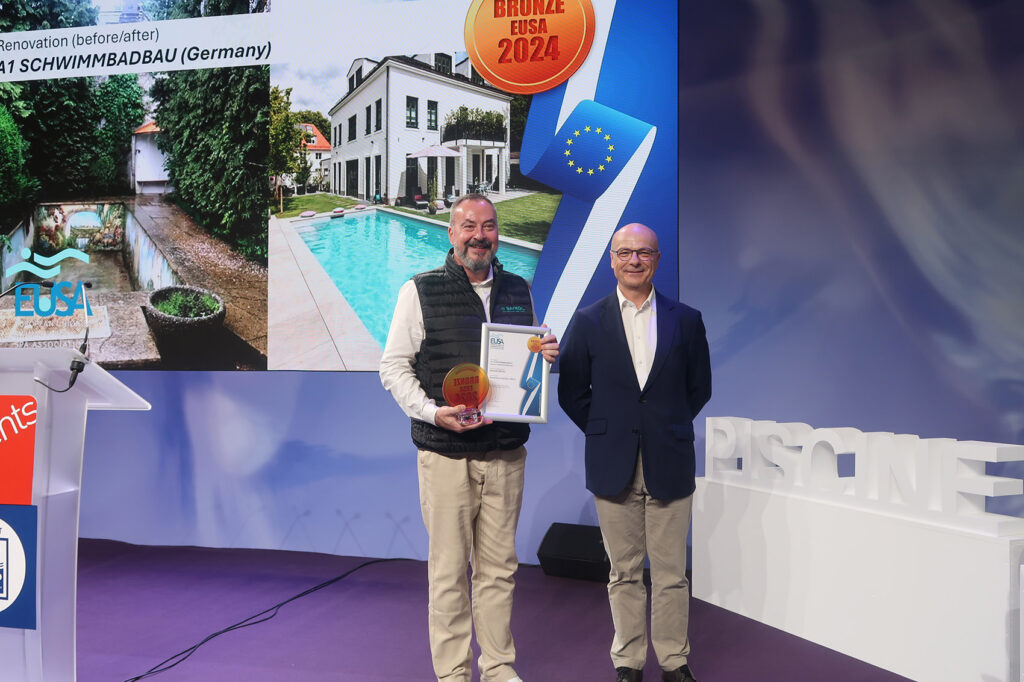 Die Bronze-Medaille für A1 Schwimmbadbau