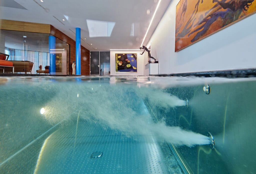Schwimmbecken für Schwimmtraining