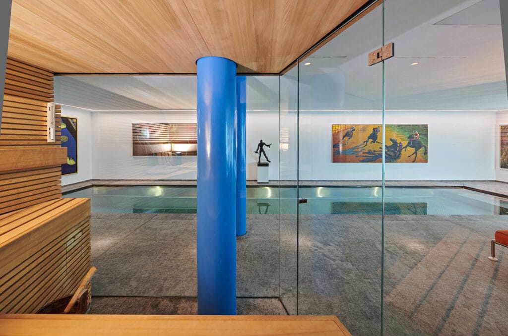 Sauna in privatem Haus