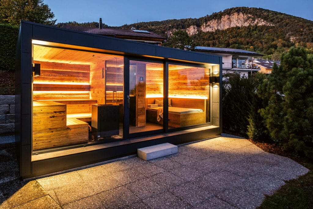 Premium Außensauna nach Maß Chalet